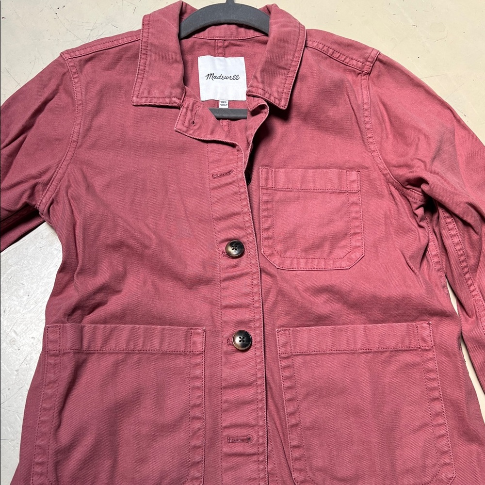 Pink/salmon Button-Up Jacket xxs